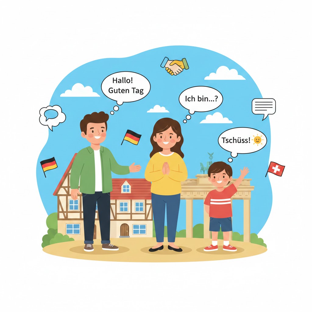 Урок 1 (A1): Базові привітання та знайомство німецькою